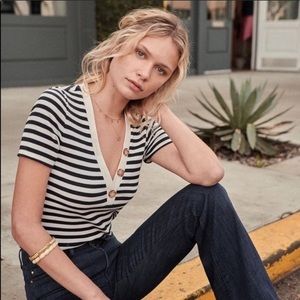 Sezane strip top